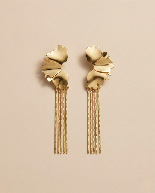 Selara Elysian Tassel Earrings