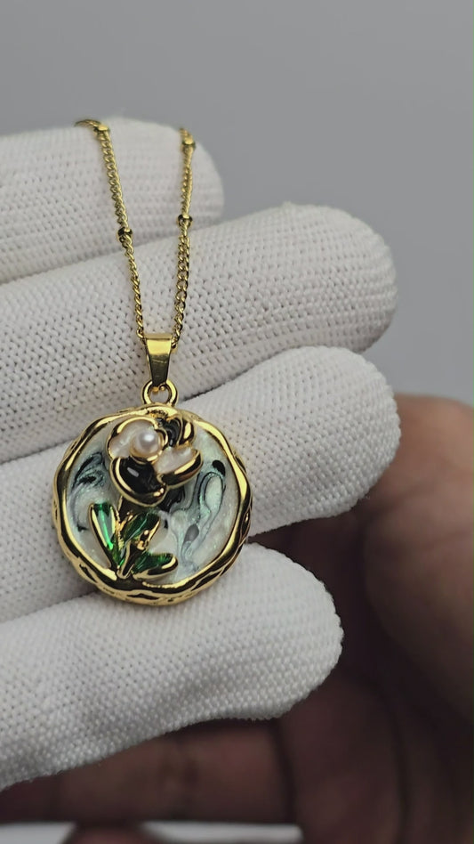 Aurelle Blue Meadow Pendant