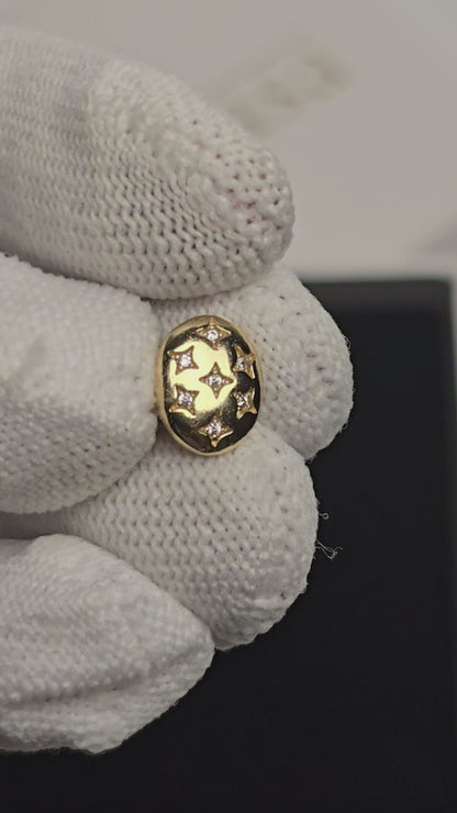 Lustra Oval Studs