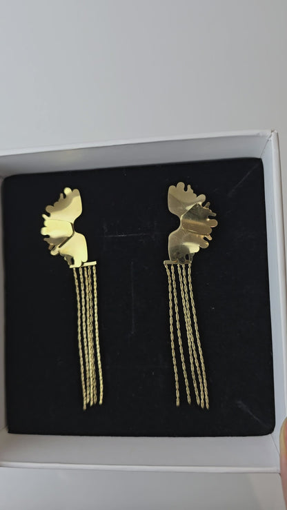 Selara Elysian Tassel Earrings